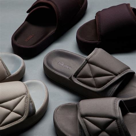 yeezy nylon slippers.